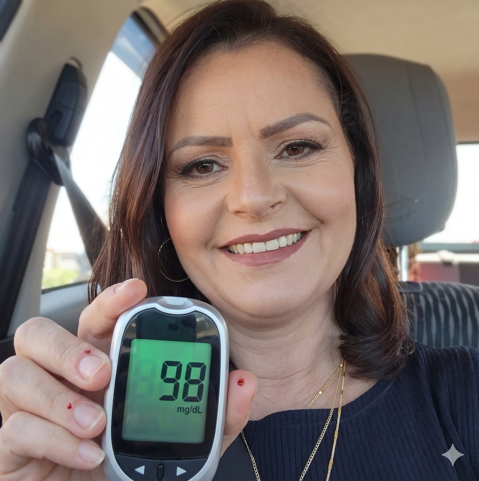 Sandra Oliveira com Glicemax