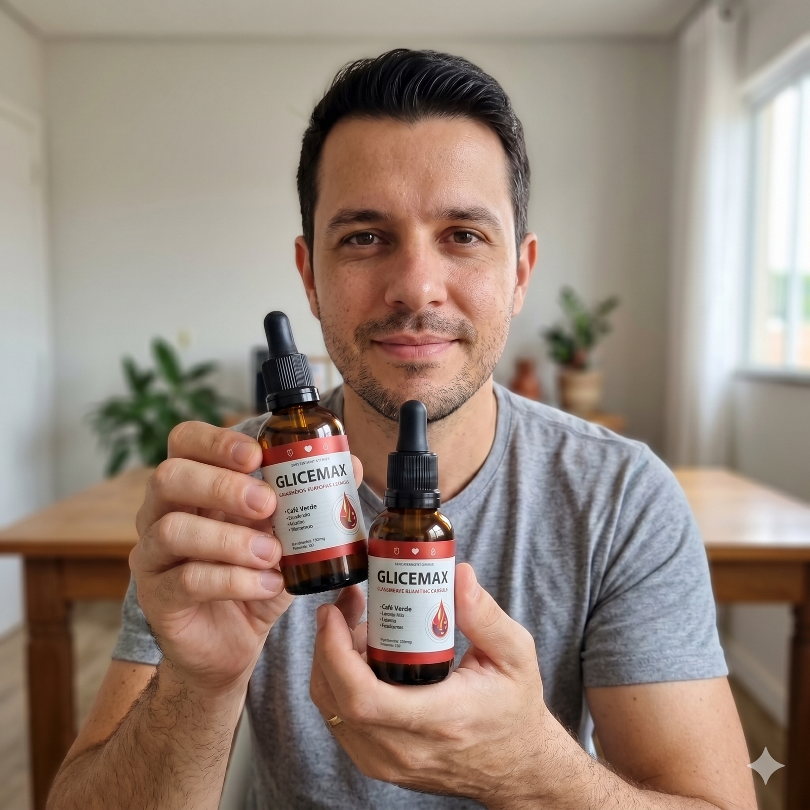 Antonio Ferreira com Glicemax