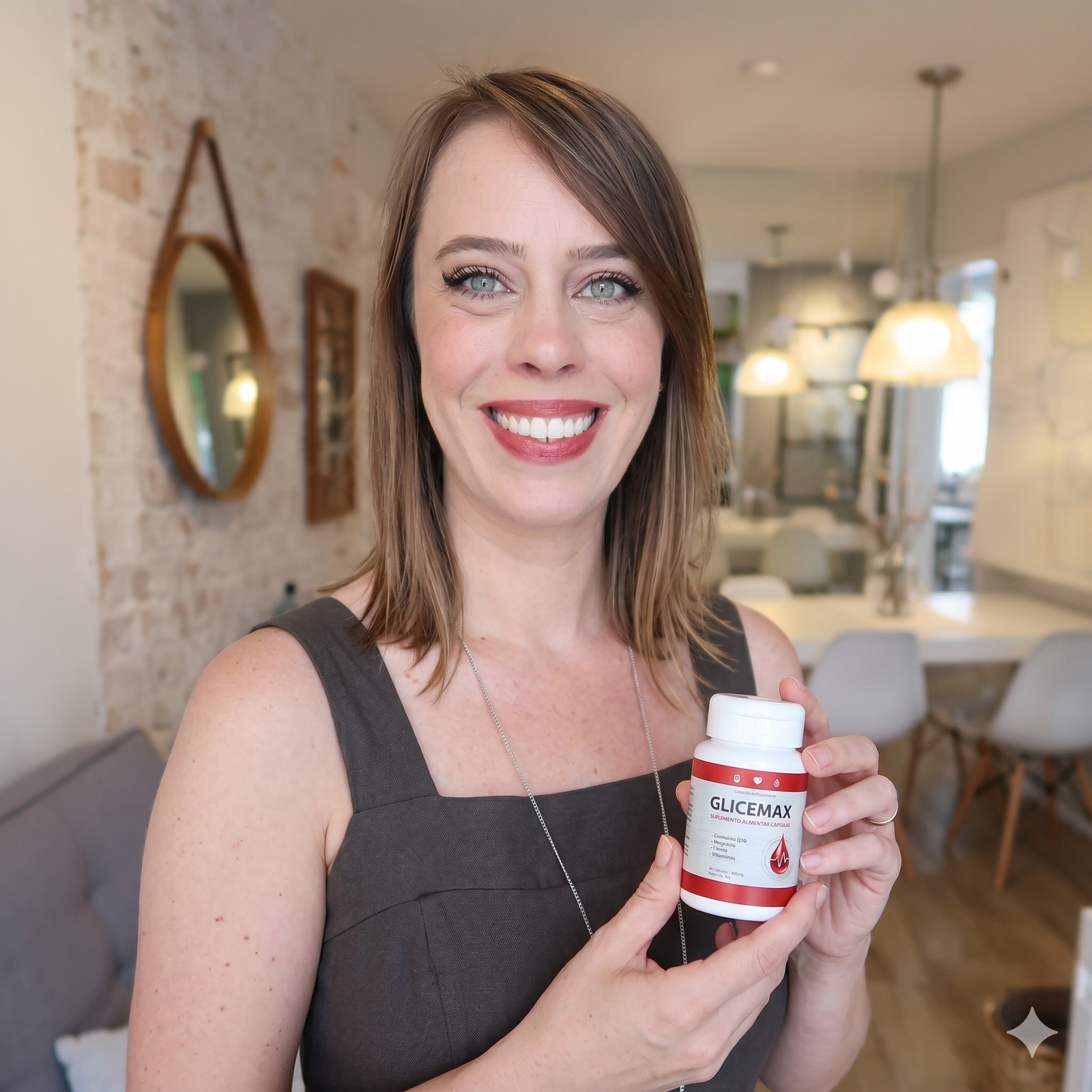 Josiane Costa com Glicemax